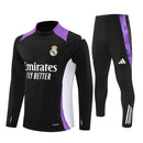 Conjunto Preto e Roxo Real Madrid 24/25