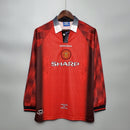 CAMISA MANCHESTER UNITED I 1996 MASCULINA (RETRÔ) MANGA LONGA