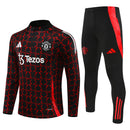 Conjunto Manchester United Vermelho e Preto 24/25 [Camuflado]