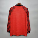 CAMISA MANCHESTER UNITED I 1996 MASCULINA (RETRÔ) MANGA LONGA