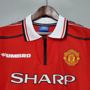 MANCHESTER UNITED I 98/99 MASCULINA (RETRÔ) MANGA LONGA