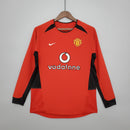 MANCHESTER UNITED I 02/03 MASCULINO (RETRÔ) MANGA LONGA