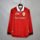 MANCHESTER UNITED I 99/00 MASCULINO (RETRÔ) MANGA LONGA