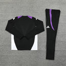 Conjunto Preto e Roxo Real Madrid 24/25
