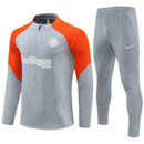 Conjunto Inter de Milão Cinza Laranja 23/24
