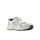 New Balance 530 de ensino fundamental Summer fog com nimbus cloud e nb navy GR530KA