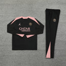 Conjunto PSG Preto com Rosa 24/25