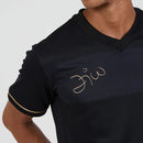 Camisa Flamengo Zico 1981 Preto e Ouro Retrô Masculina - Zico