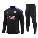 Conjunto PSG Preto com Roxo 24/25