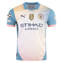Camisa Erling Haaland Manchester City 24/25 IV Quarto Uniforme UCL - Versão Torcedor