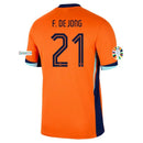 Frenkie de Jong Holanda 24/25 I Camisa Home - Versão Torcedor