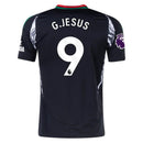 Gabriel Jesus Arsenal 24/25 II Camisa Away - Versão Torcedor