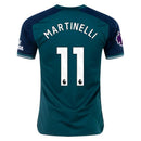 Gabriel Martinelli Arsenal 23/24 III Camisa Terceiro Uniforme - Versão Torcedor